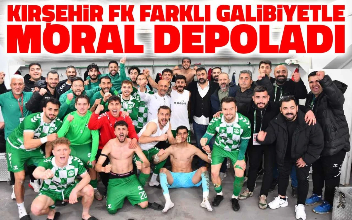 Kırşehir FK, farklı galibiyetle moral depoladı