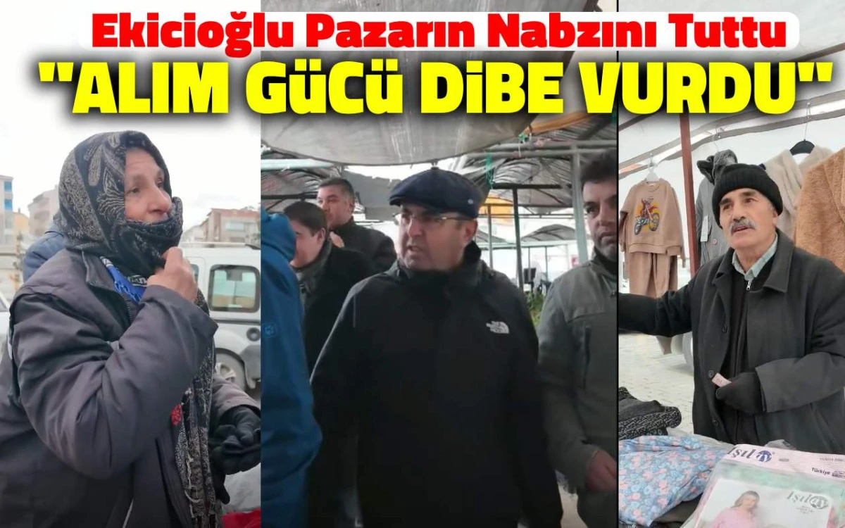 Pazardan yükselen ses: Geçim her gün daha da zorlaşıyor