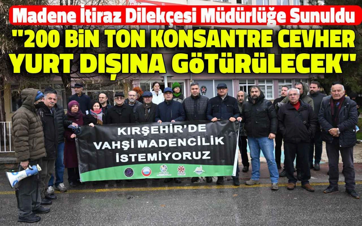 200 bin ton konsantre cevher yurt dışına götürülecek