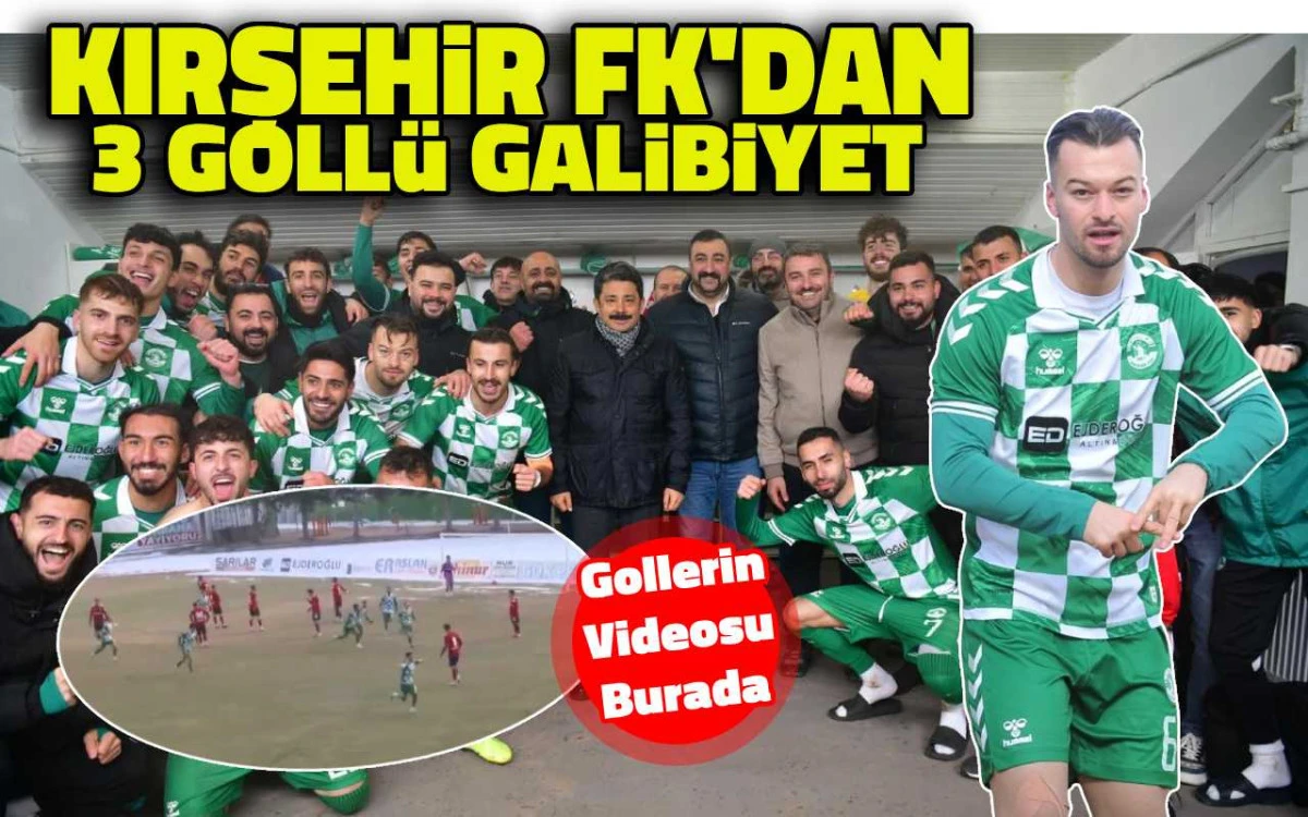 Kırşehir FK, Karaköprü karşısında 3 puanı 3 golle aldı
