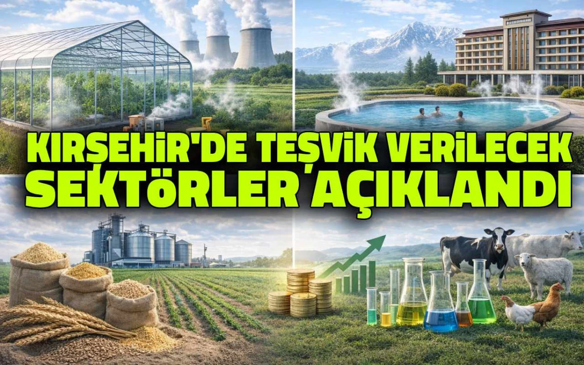 Kırşehir'de teşvik verilecek sektörler açıklandı