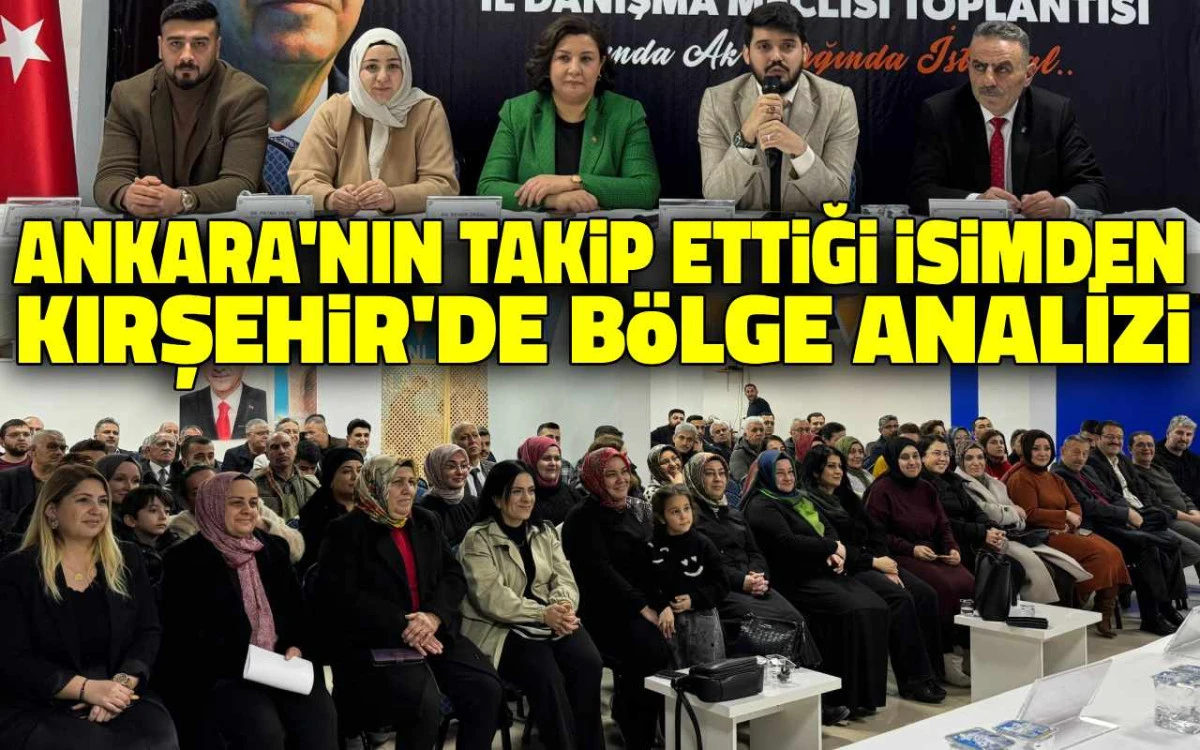 Ankara'nın takip ettiği isimden Kırşehir'de bölge analizi