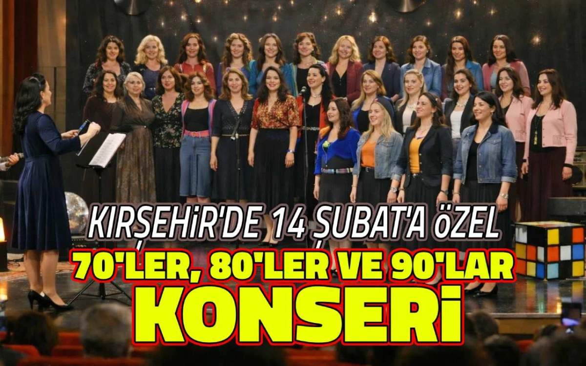 Kırşehir'de 14 Şubat'a özel plak tadında konser