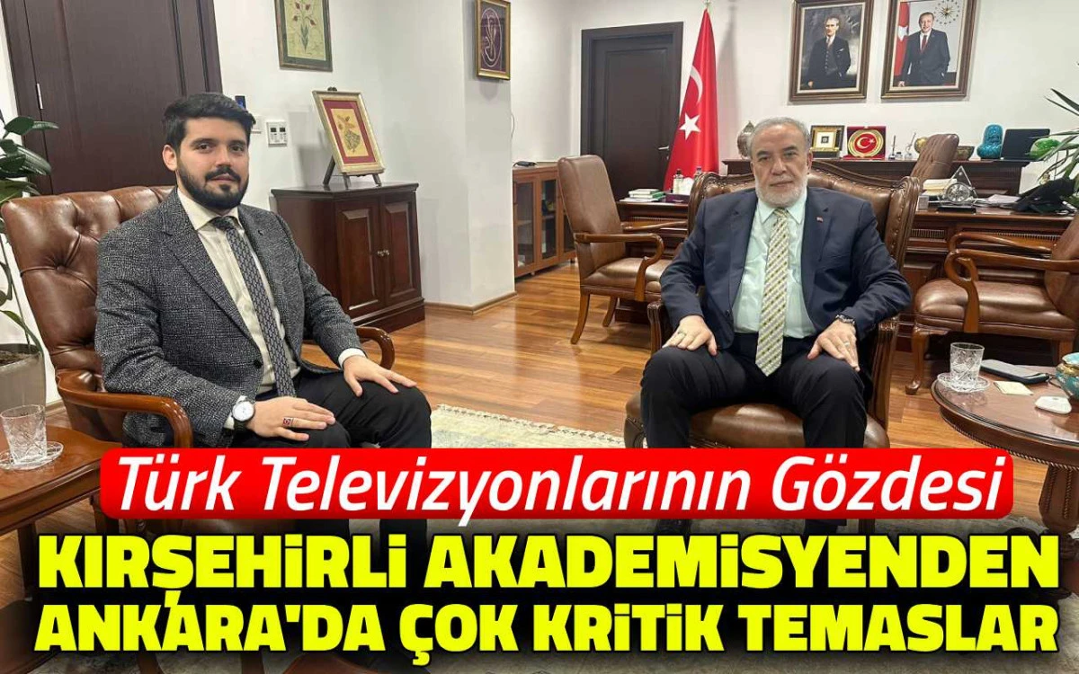 Televizyonların gözdesi akademisyenden Ankara'da kritik temaslar