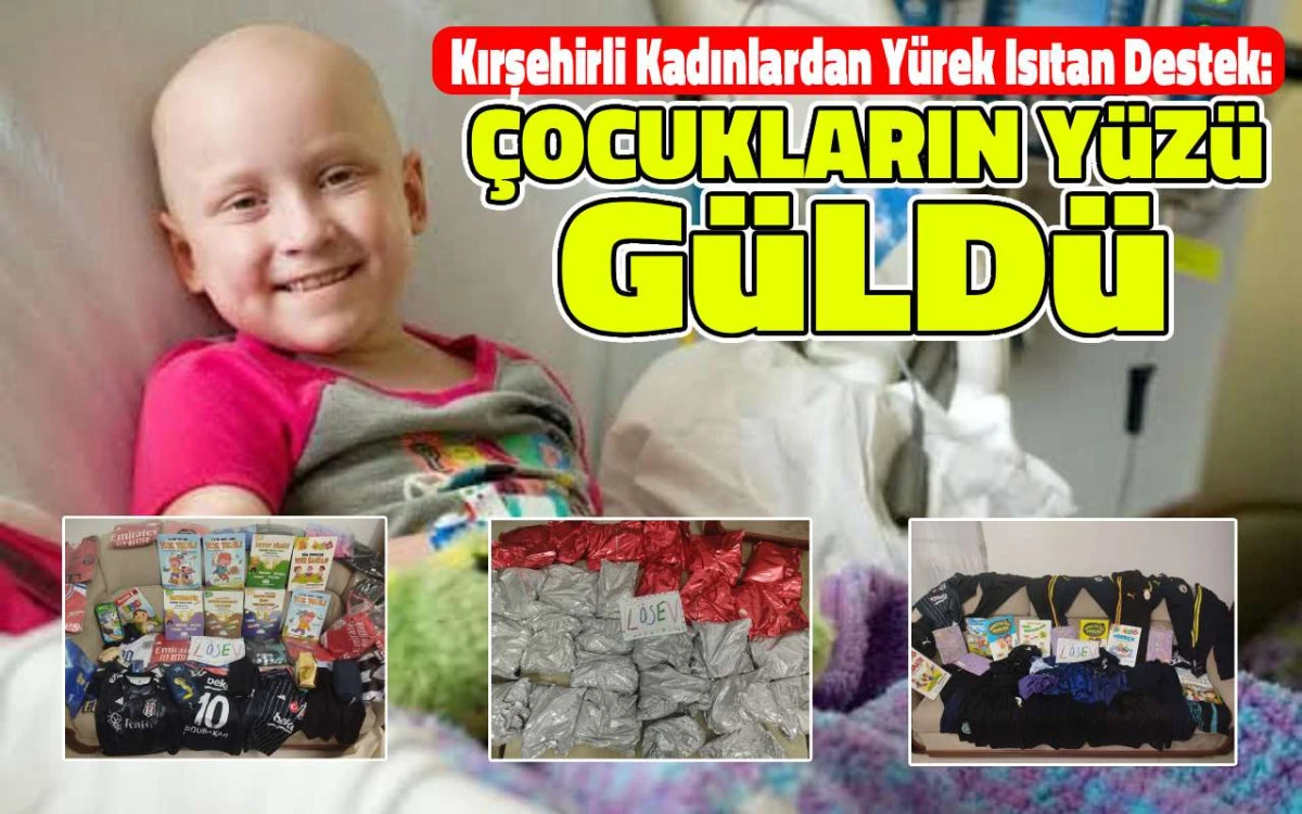 Kırşehirli kadınlardan yürek ısıtan destek: Çocukların yüzü güldü