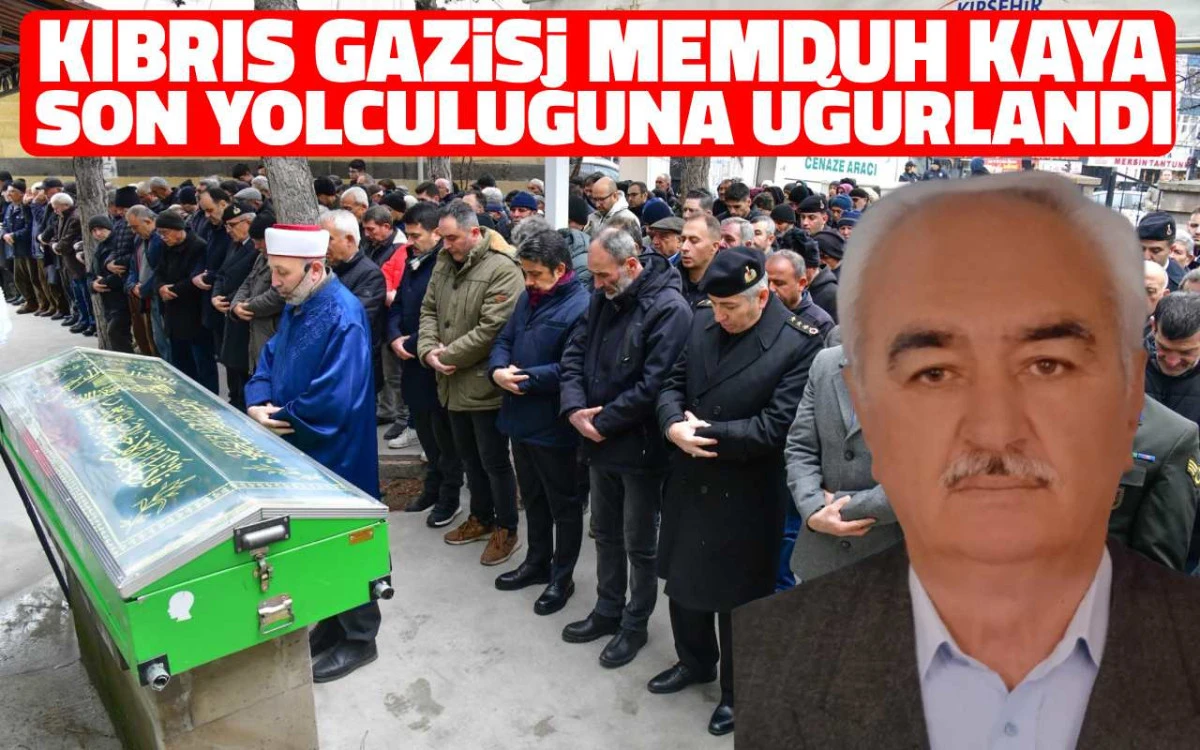 Kıbrıs Gazisi Memduh Kaya son yolculuğuna uğurlandı