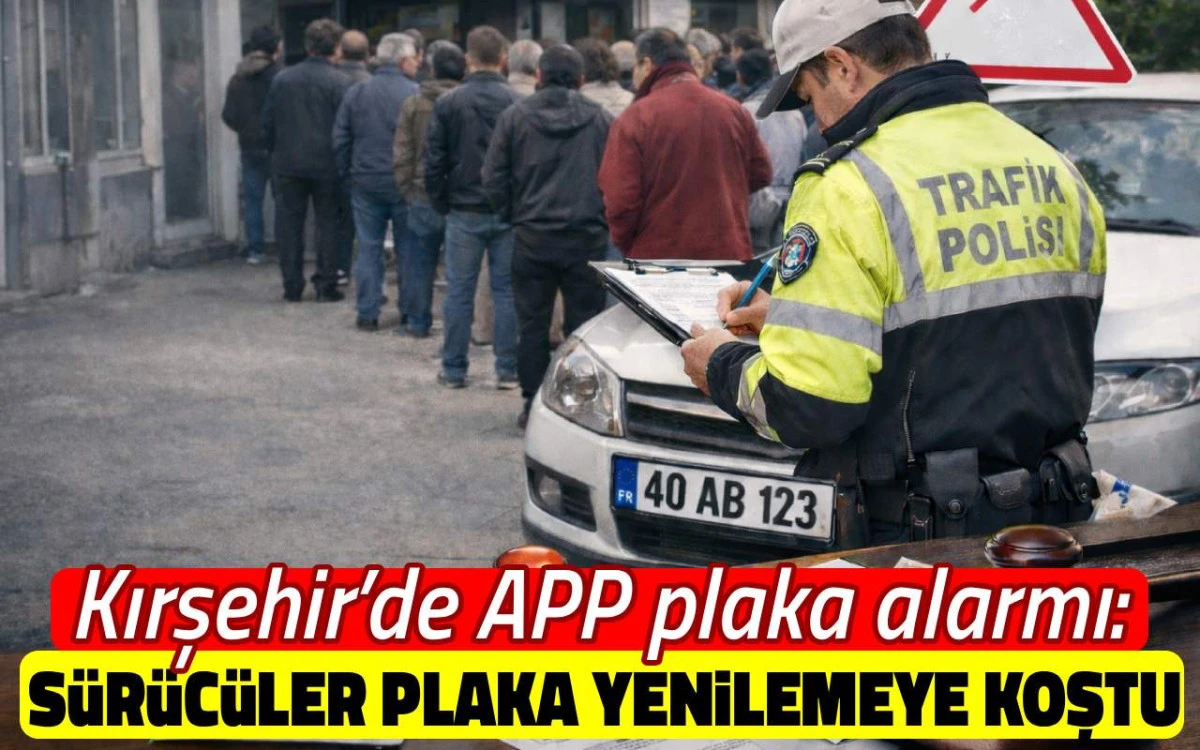 Sürücüler plaka yenilemeye koştu: Yoğunluk 3 katına çıktı