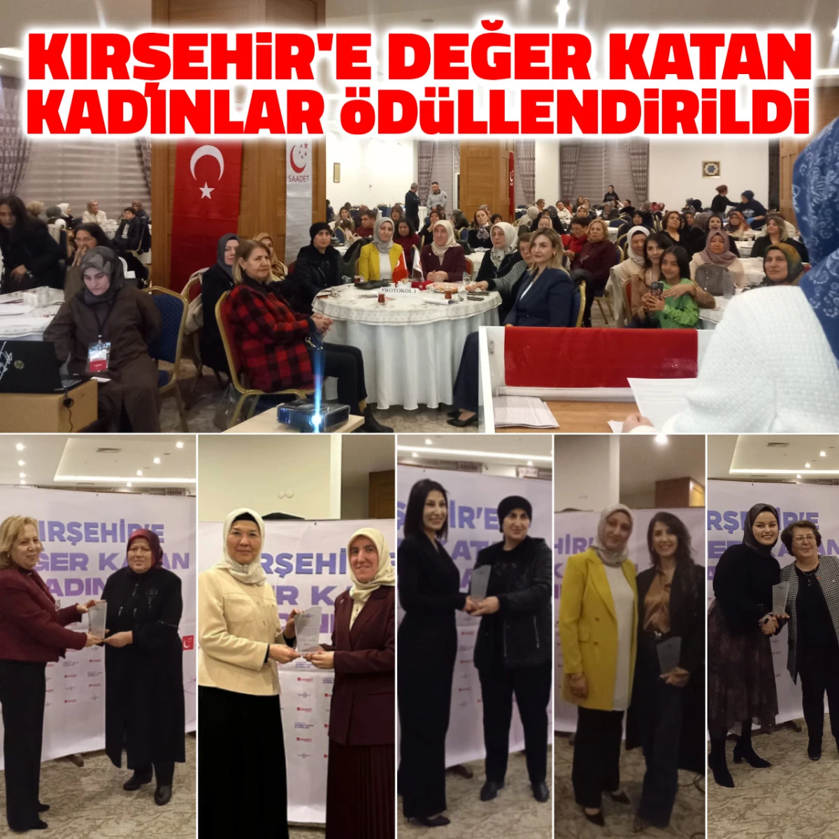 Kırşehir'e değer katan kadınlar ödüllendirildi
