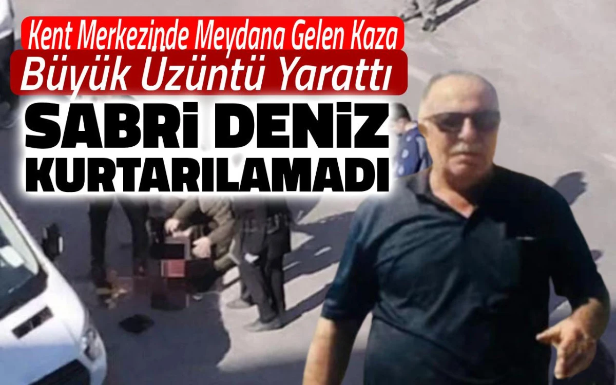 Lise caddesi kavşağındaki acı kaza: Sabri Deniz’den üzen haber