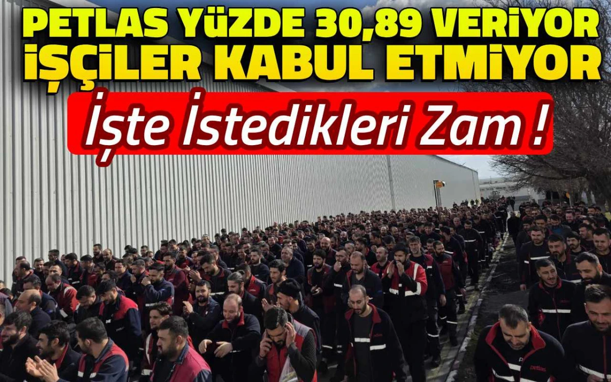 Petlas’ta işçilerden zam eylemi: Süreç yeni aşamaya taşınabilir