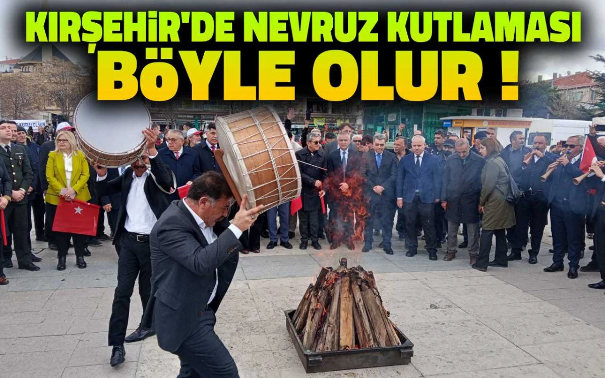 Kırşehir'de nevruz kutlaması böyle yapılır 
