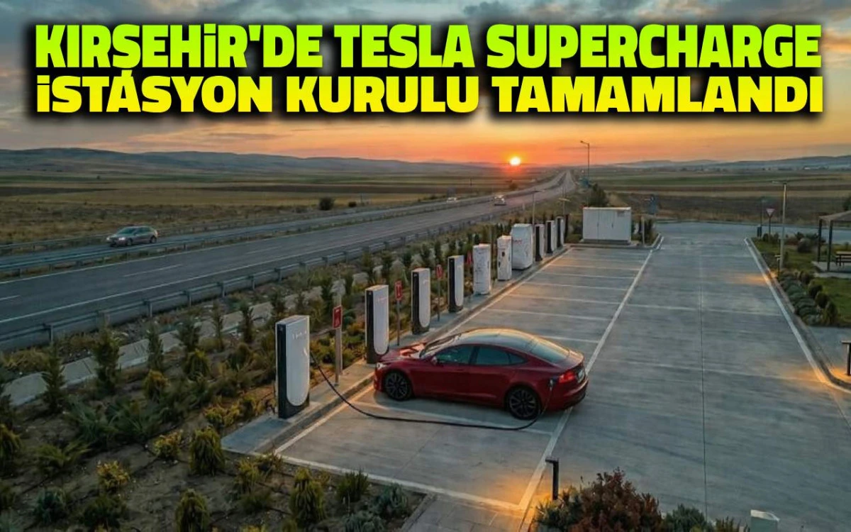 Önemli ulaşım güzergahına Tesla'dan supercharge istasyonu