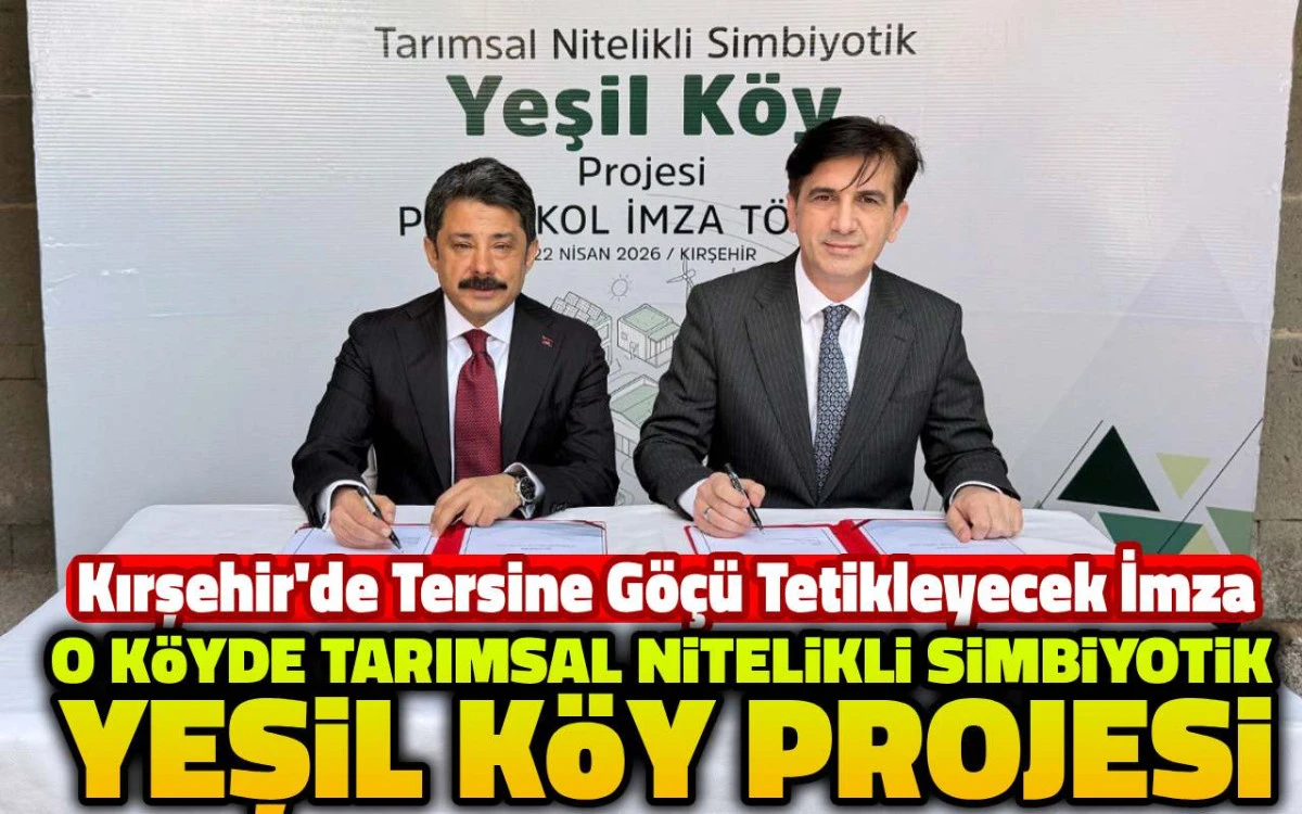 Kırşehir’den Türkiye’ye örnek olacak köye dönüş hamlesi