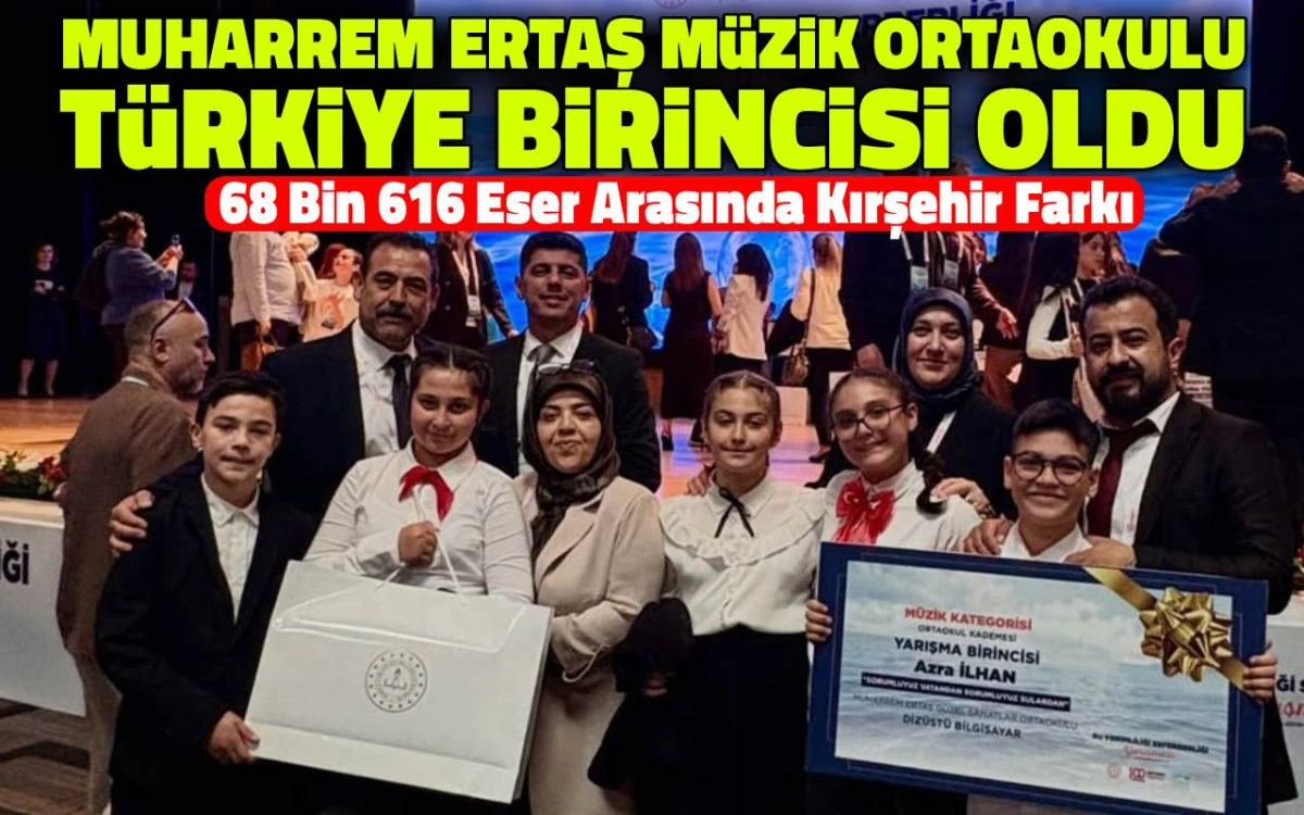 Kırşehir'in müzik okulu Türkiye birincisi oldu