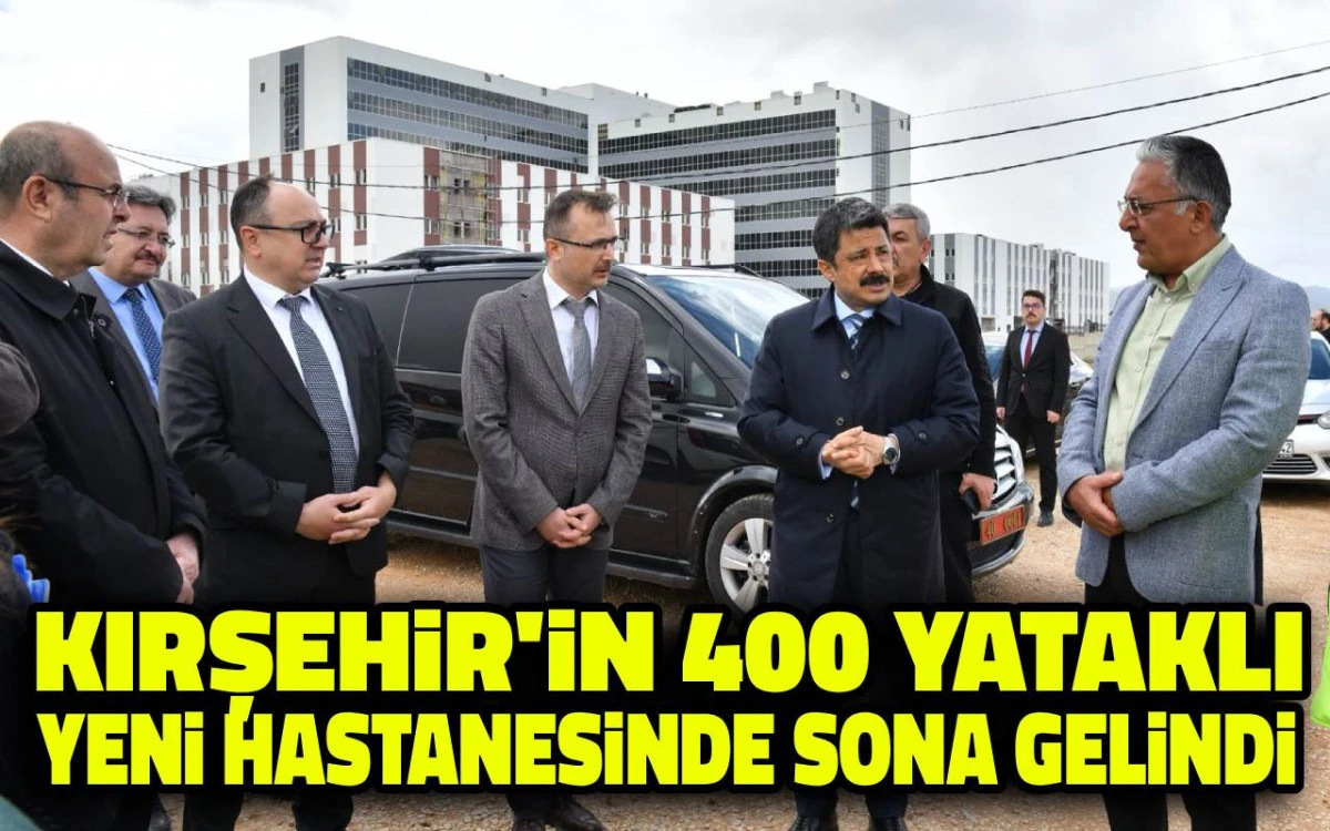 400 Yataklı hastanede tamamlanma oranı yüzde 90’a ulaştı