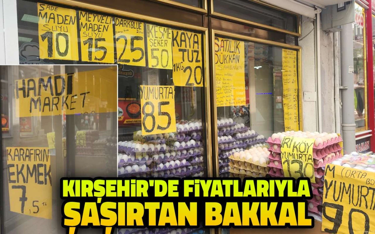 Kırşehir’de Fiyatlarıyla Şaşırtan Bakkal: “Sürümden Kazanıyorum”