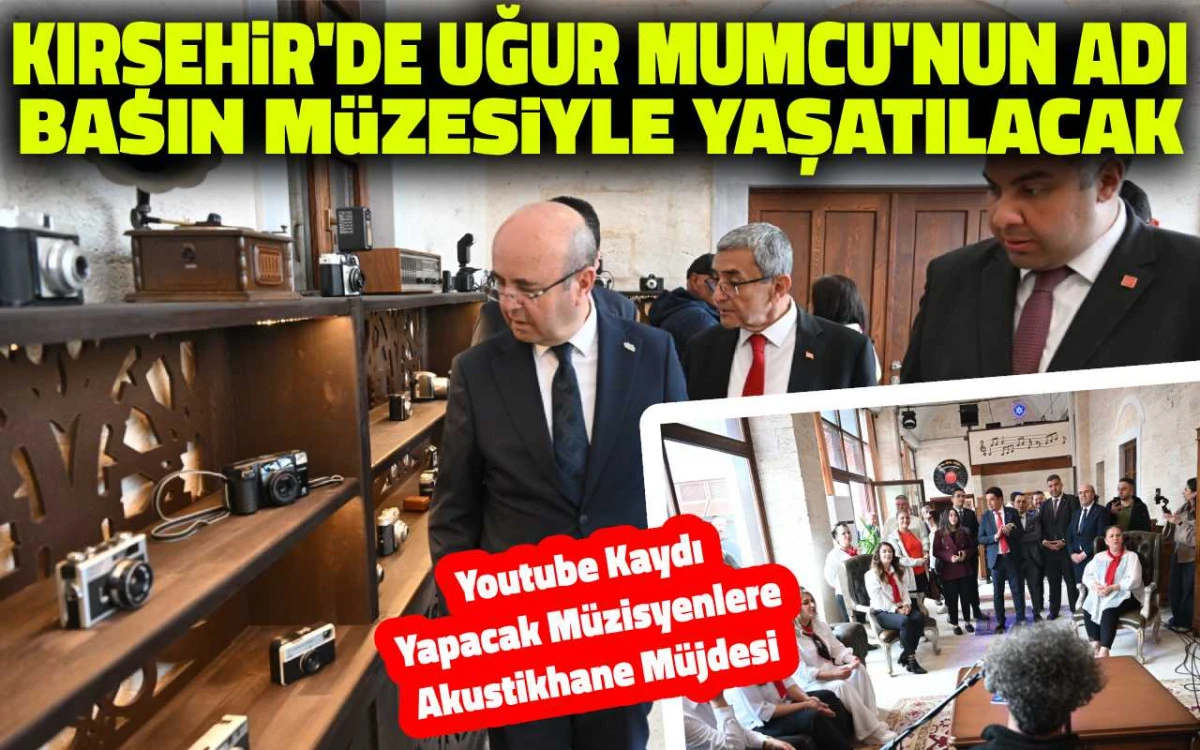 Uğur Mumcu'nun adını yaşatacak basın müzesi ve akustikhane açıldı
