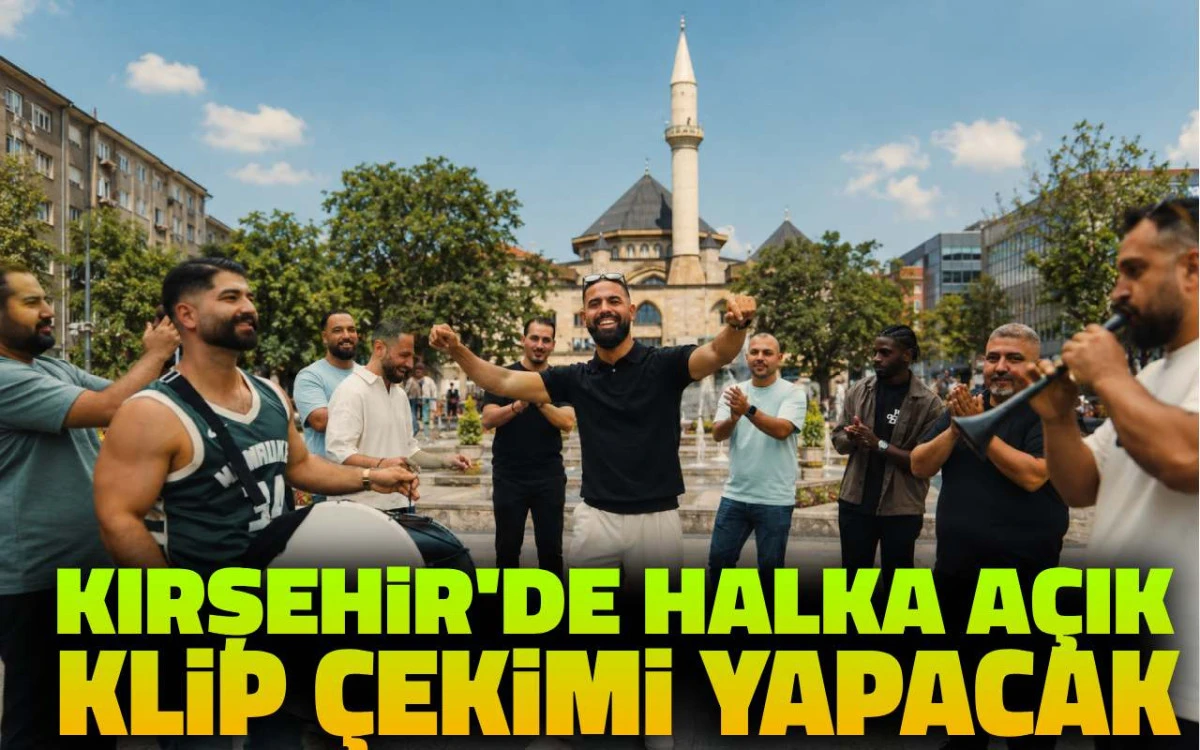 Ünlü rapçi, Cacabey Meydanı’nda halka açık klip çekecek