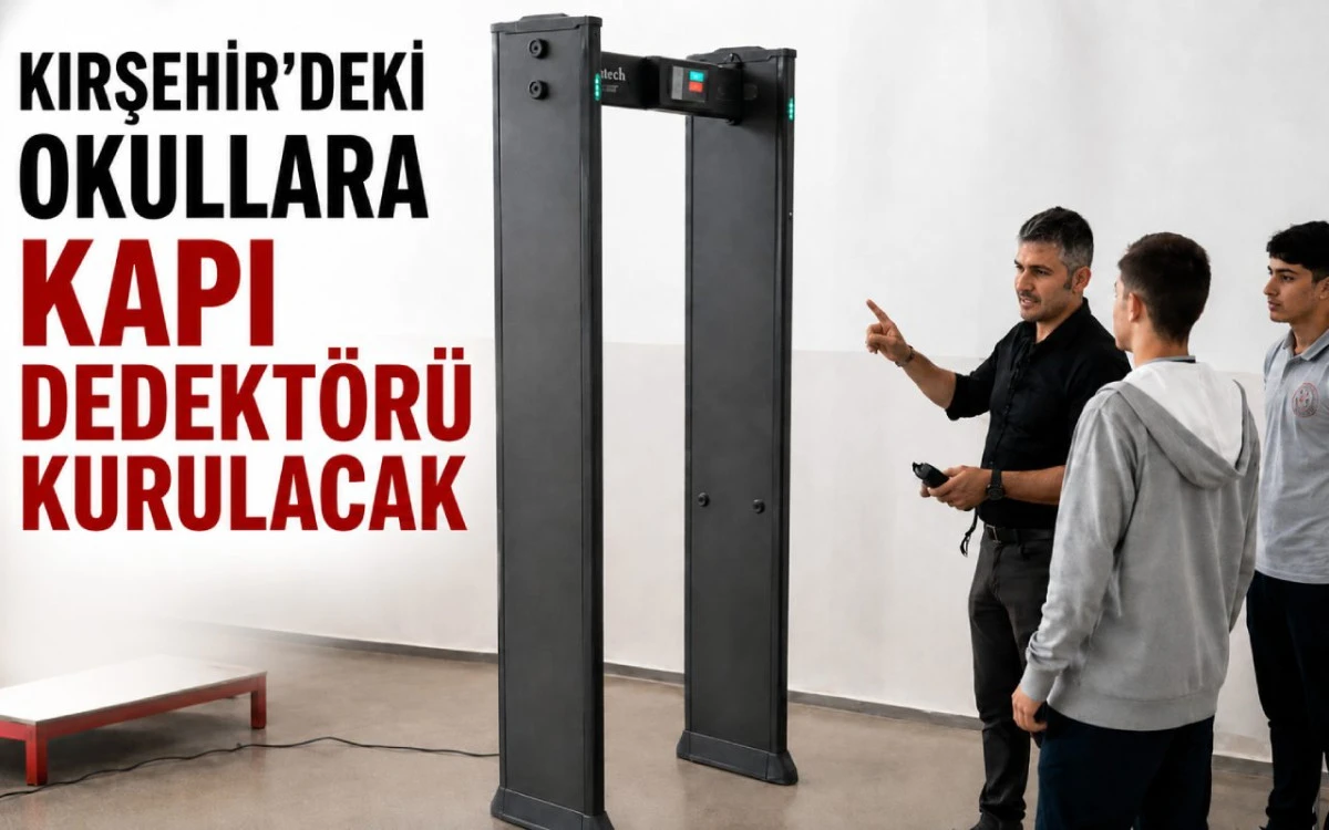 Kırşehir’deki okullara kapı dedektörü kurulacak