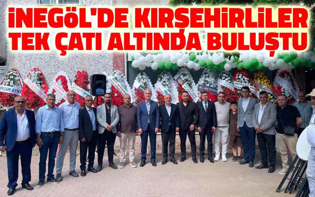 İnegöl’de Kırşehirliler Tek Çatı Altında Buluştu