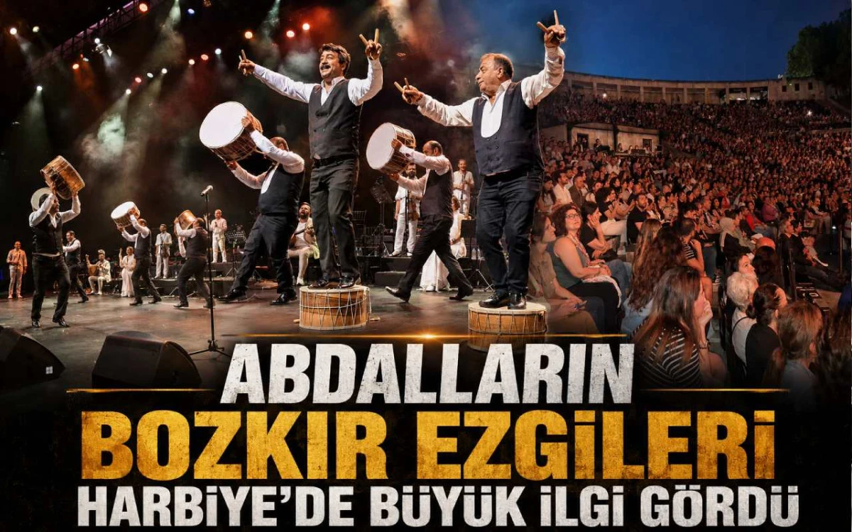 Abdalların bozkır ezgileri Harbiye’de büyük ilgi gördü