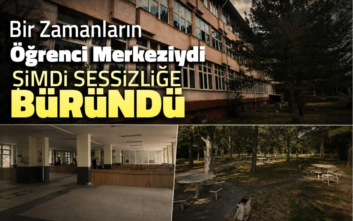 Bir zamanların öğrenci merkeziydi, şimdi sessizliğe büründü