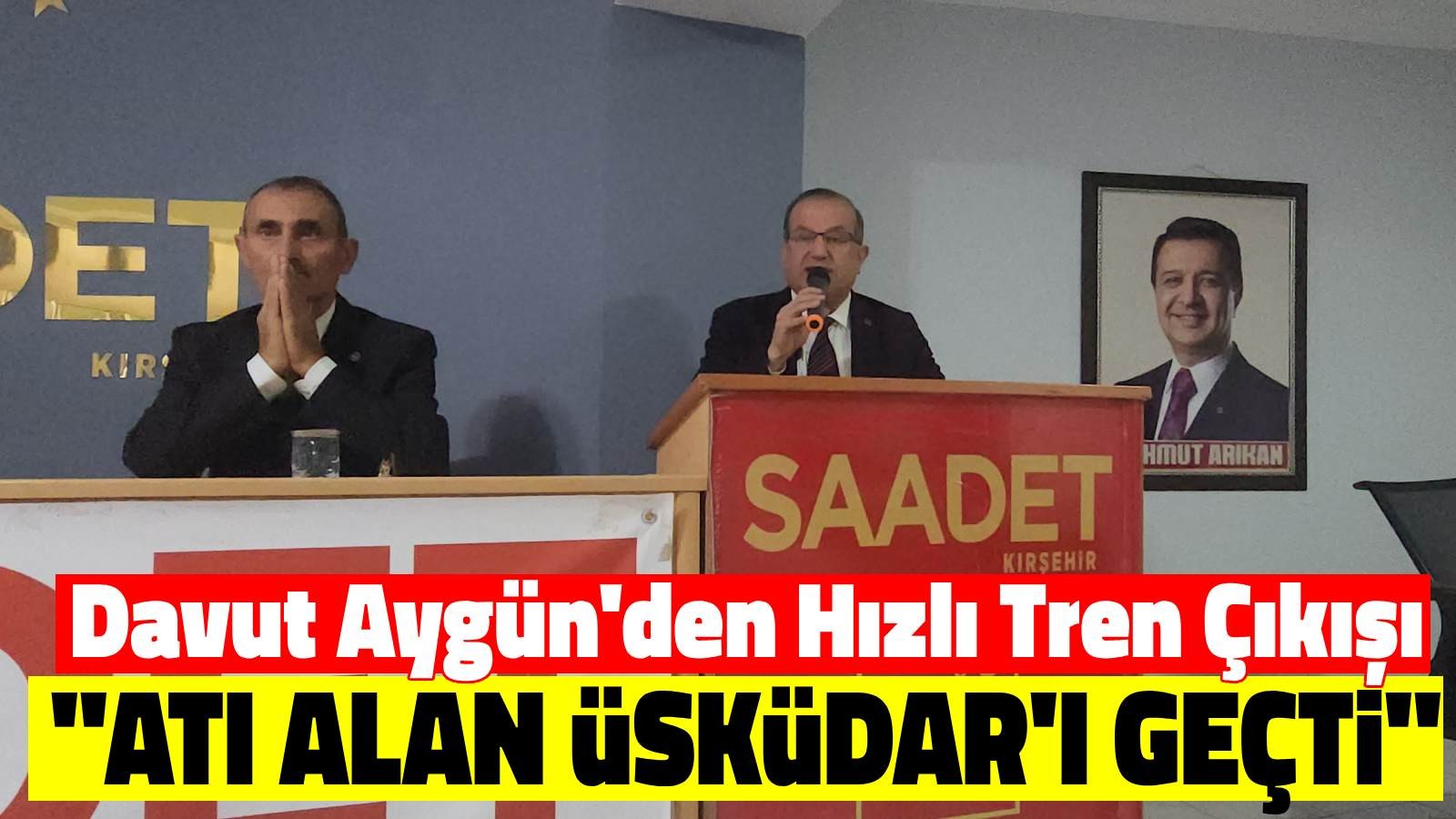 Kırşehir'de Tamamlanamayan yatırımları sıraladı