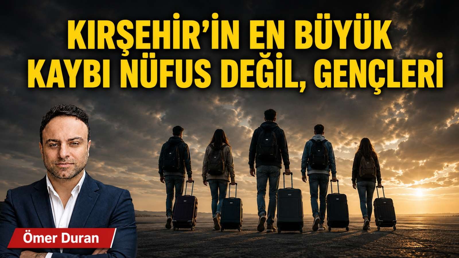 Kırşehir'in en büyük kaybı nüfus değil, gençleri