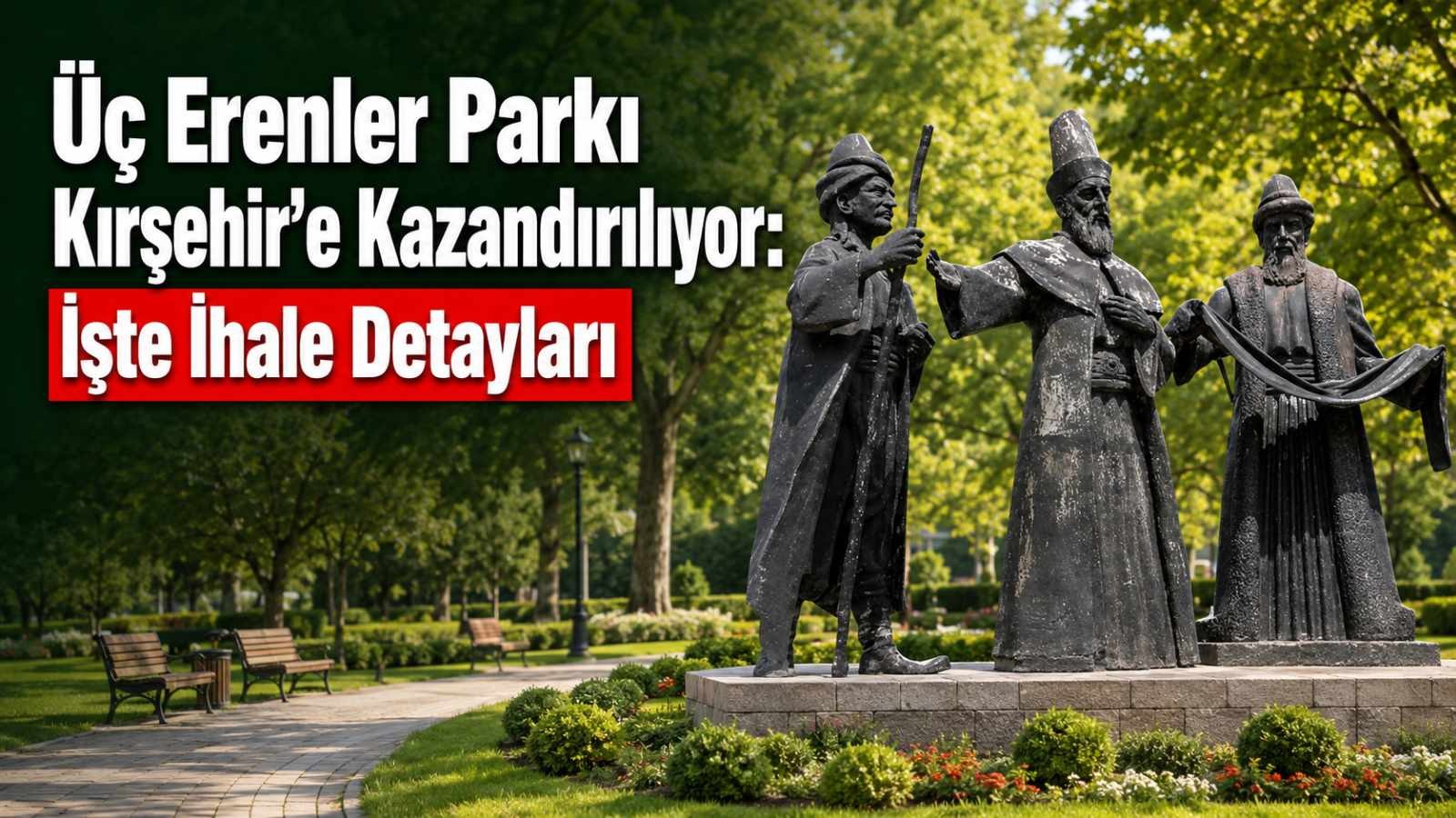 Üç Erenler Parkı Kırşehir’e Kazandırılıyor: İşte İhale Detayları