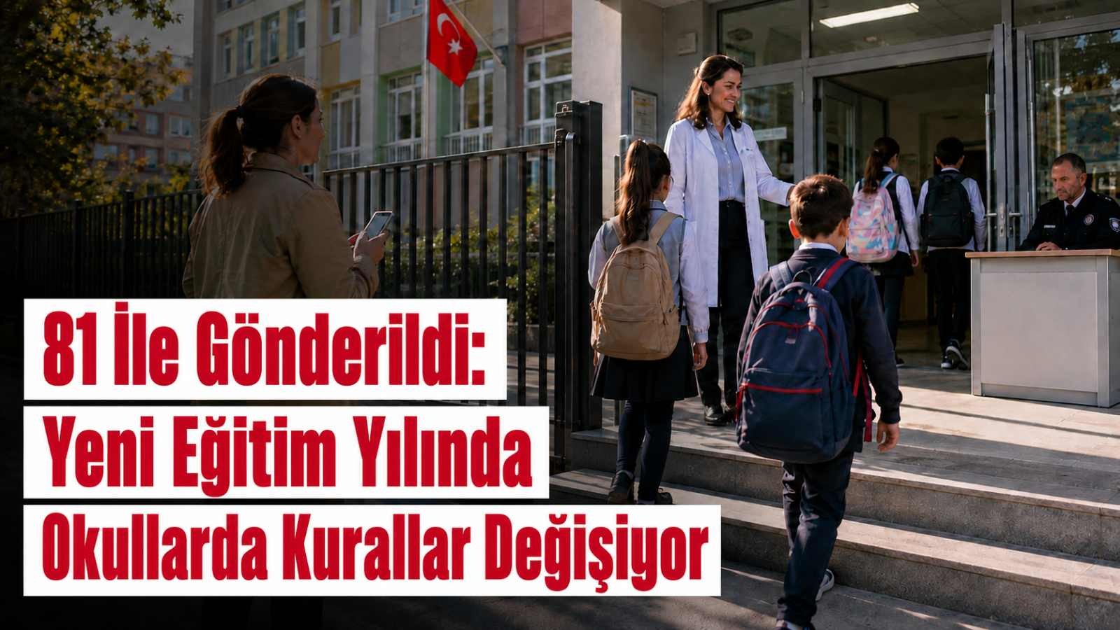 81 İle Gönderildi: Yeni Eğitim Yılında Okullarda Kurallar Değişiyor