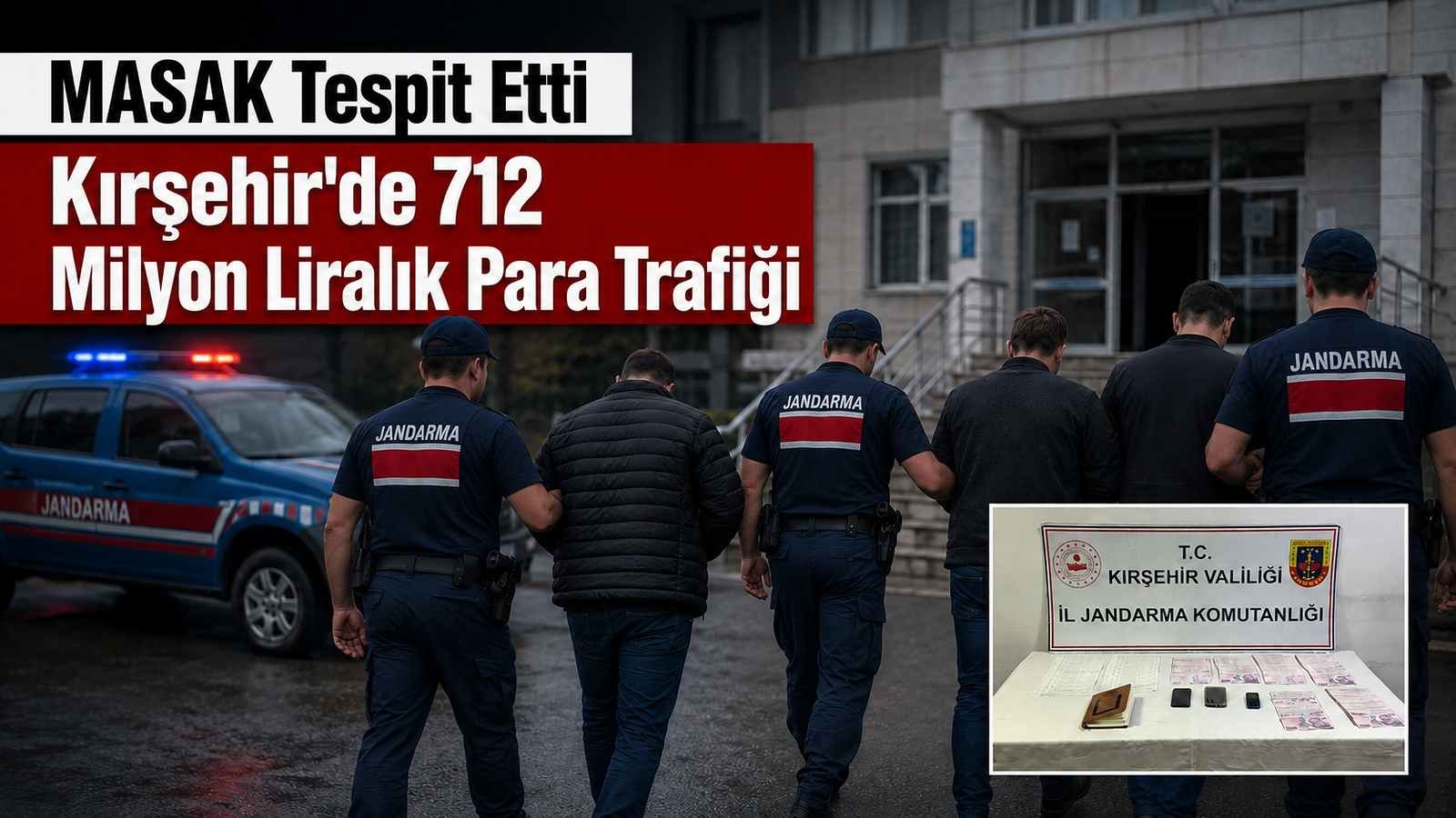 MASAK Tespit Etti: Kırşehir’de 712 Milyon Liralık Para Trafiği