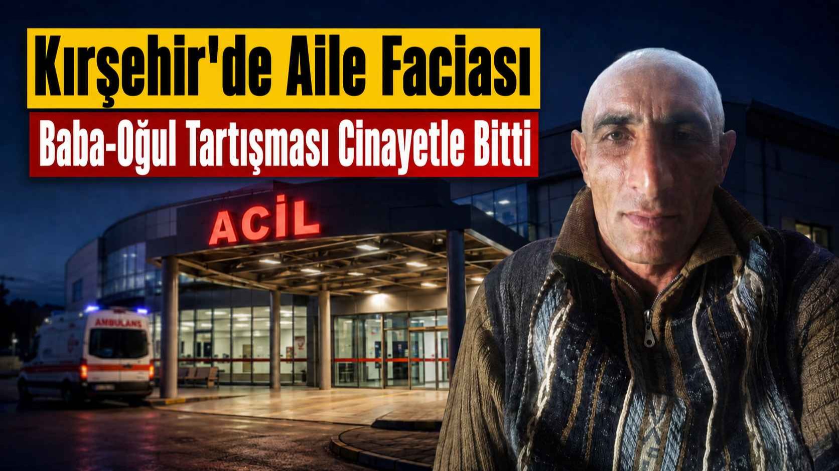 Kırşehir’de Aile Faciası: Baba-Oğul Tartışması Cinayetle Bitti