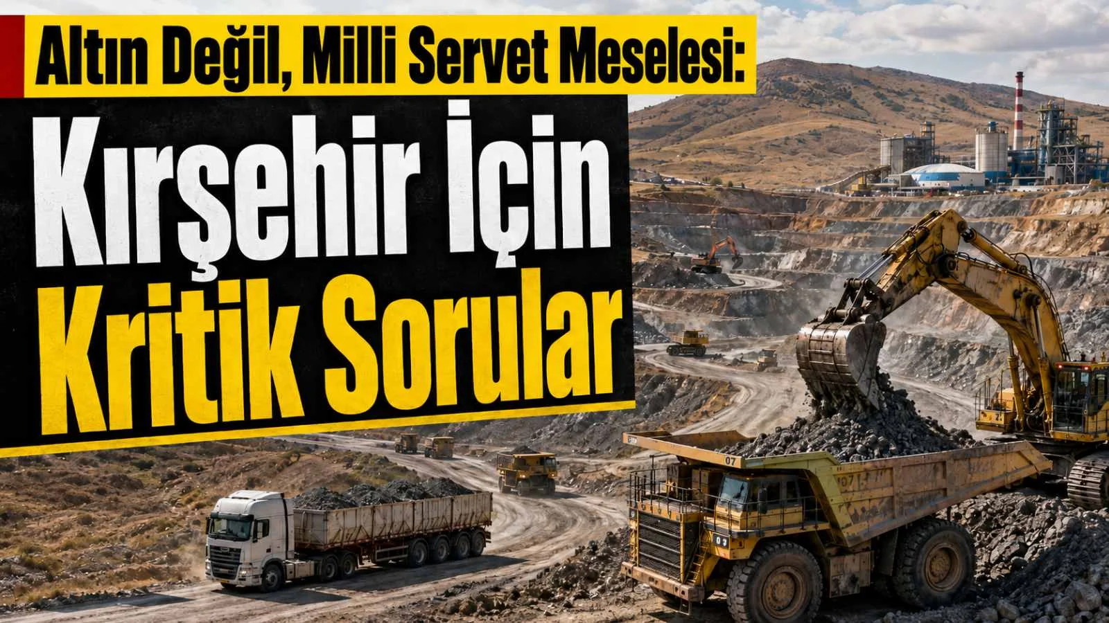 Altın Değil, Milli Servet Meselesi: Kırşehir İçin Kritik Sorular