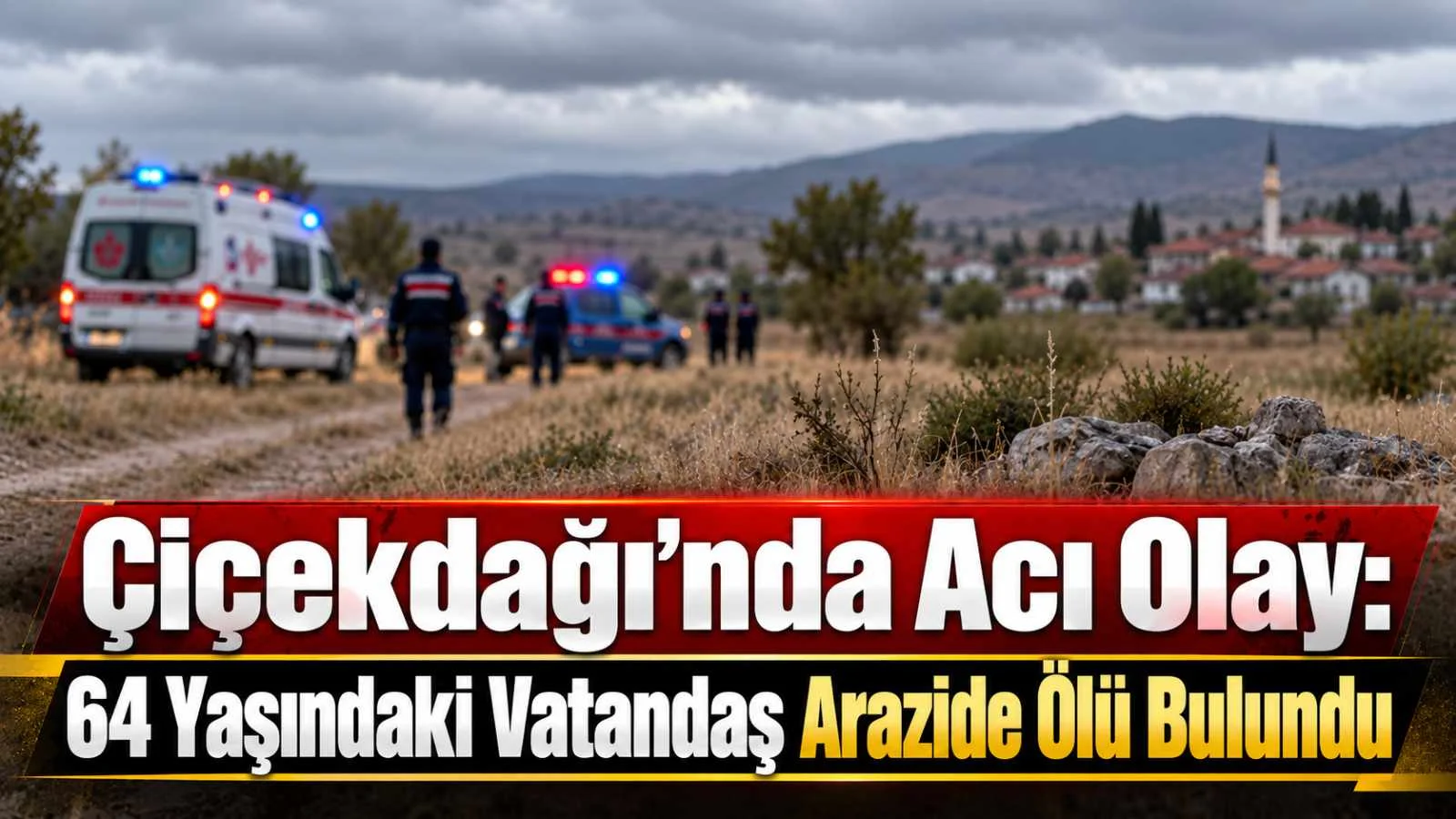 Çiçekdağı’nda Acı Olay: 64 Yaşındaki Vatandaş Arazide Ölü Bulundu