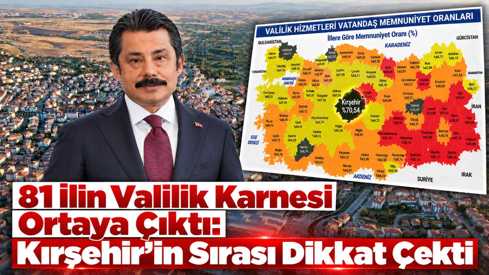 81 İlin Valilik Karnesi Açıklandı! Balıkesir'in Sırası Dikkat Çekti