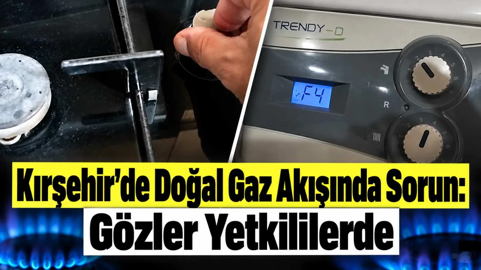 Kırşehir’de Doğal Gaz Akışında Sorun: Gözler Yetkililerde