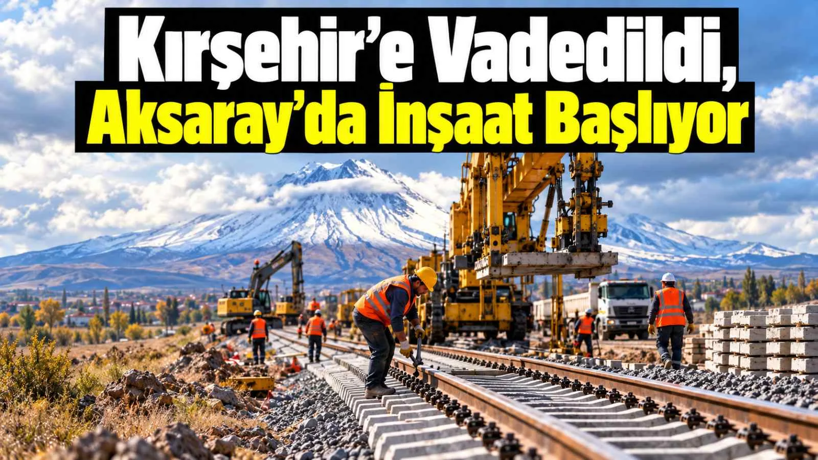 Kırşehir’e Vadedildi, Aksaray’da İnşaat Başlıyor