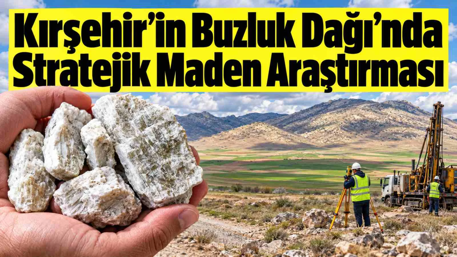 Buzluk Dağı’nda Stratejik Maden Araştırması: Lityum Detayı