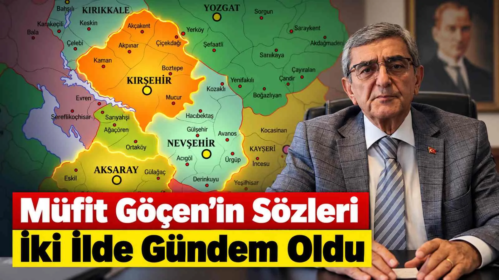 Müfit Göçen'in Sözleri İki Komşu İlde Gündem Oldu