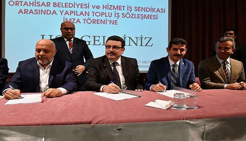 Trabzon Ortahisar Belediyesi Orbel Çalışanlarına Yüzde 14 Zam