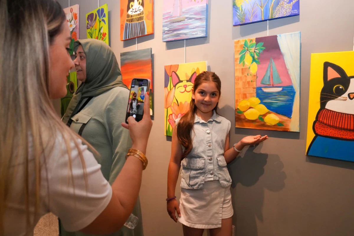 Trabzon Kültür: Ressam Adaylarının Tabloları Duvarları Süsledi