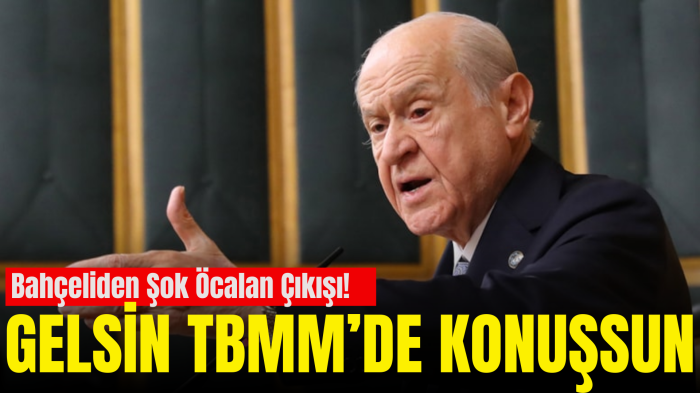 Bahçeli'den çözüm süreci açıklaması: Terörist başı Meclis'te konuşsun