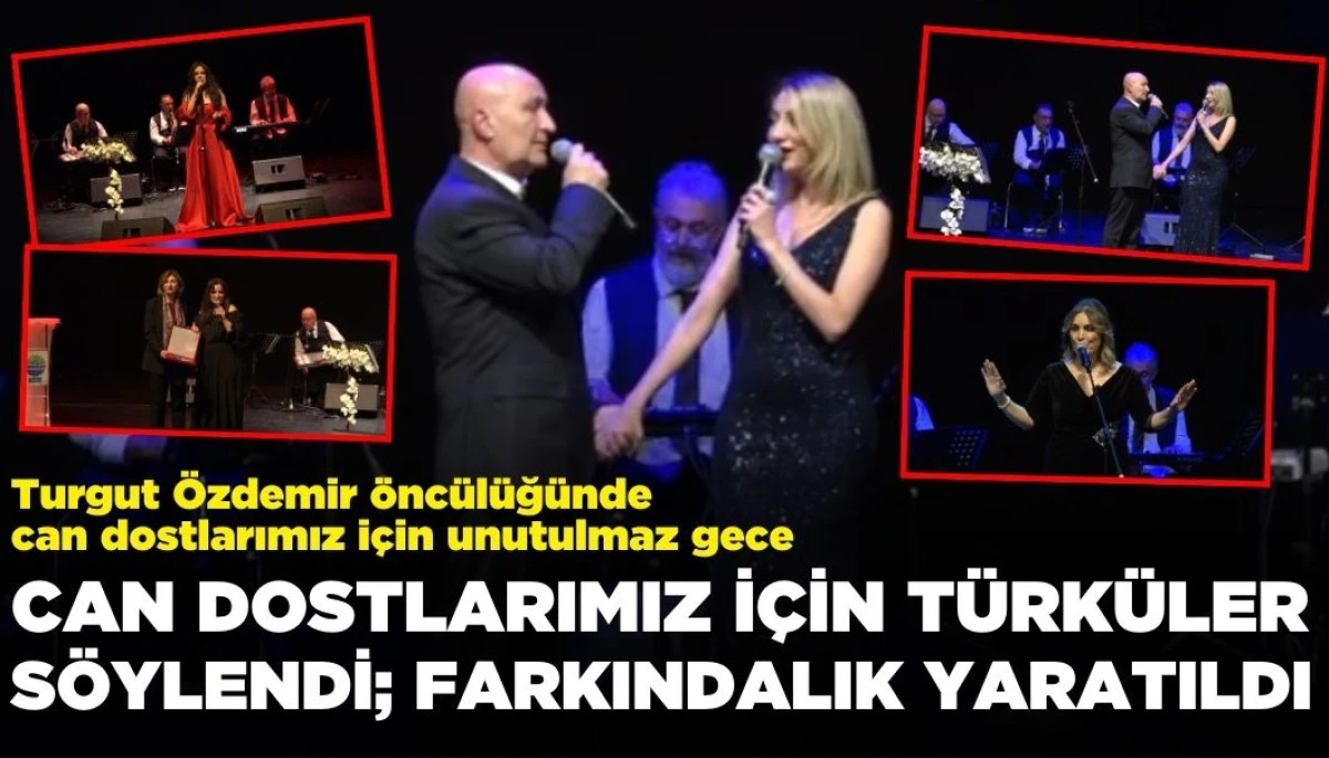 Turgut Özdemir'in Sanat Yönetmenliğinde Can Dostlarımız İçin "Umut Veren Şarkılar" Konseri Düzenlendi