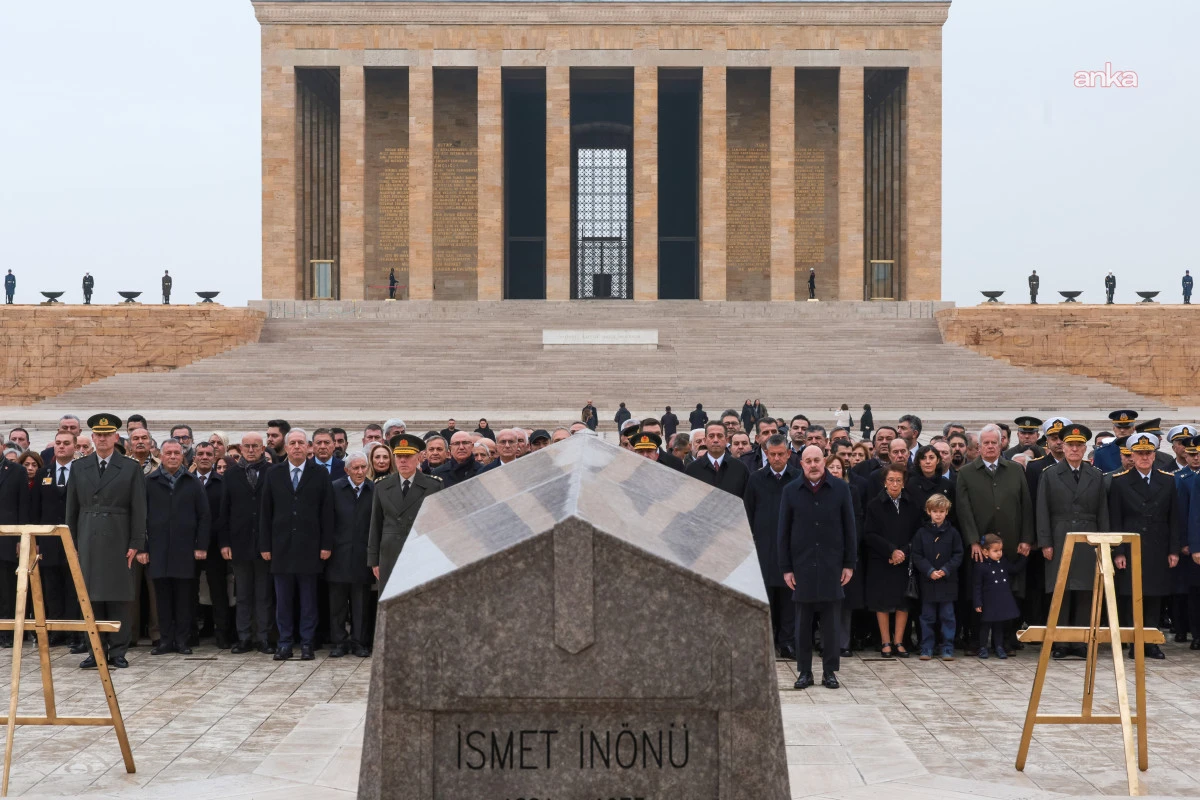 İsmet İnönü vefatının 52'nci yılında Anıtkabir'de anıldı