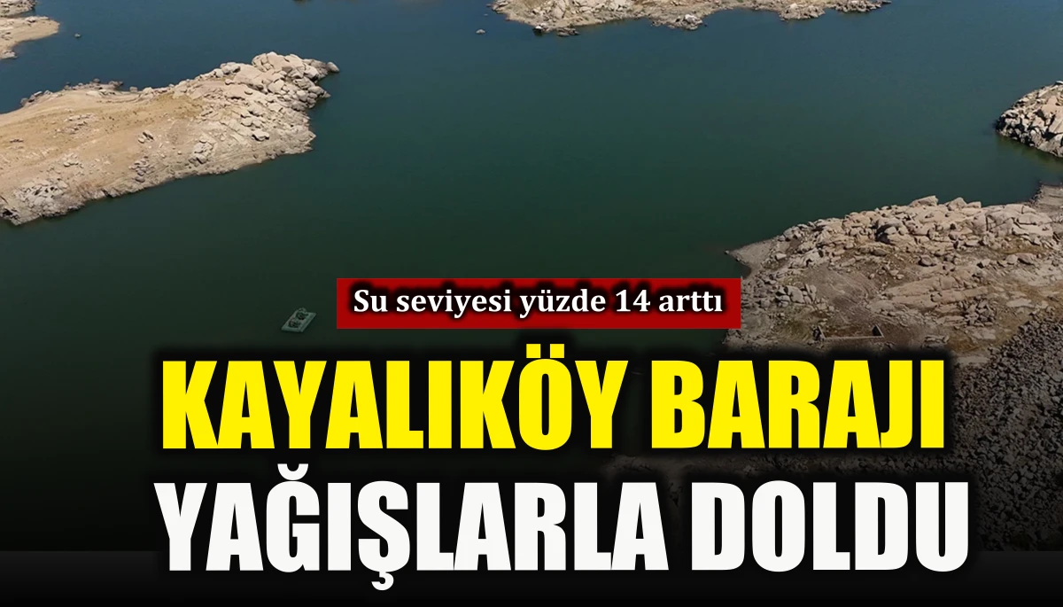 Kayalıköy Barajı yağışlarla doldu 