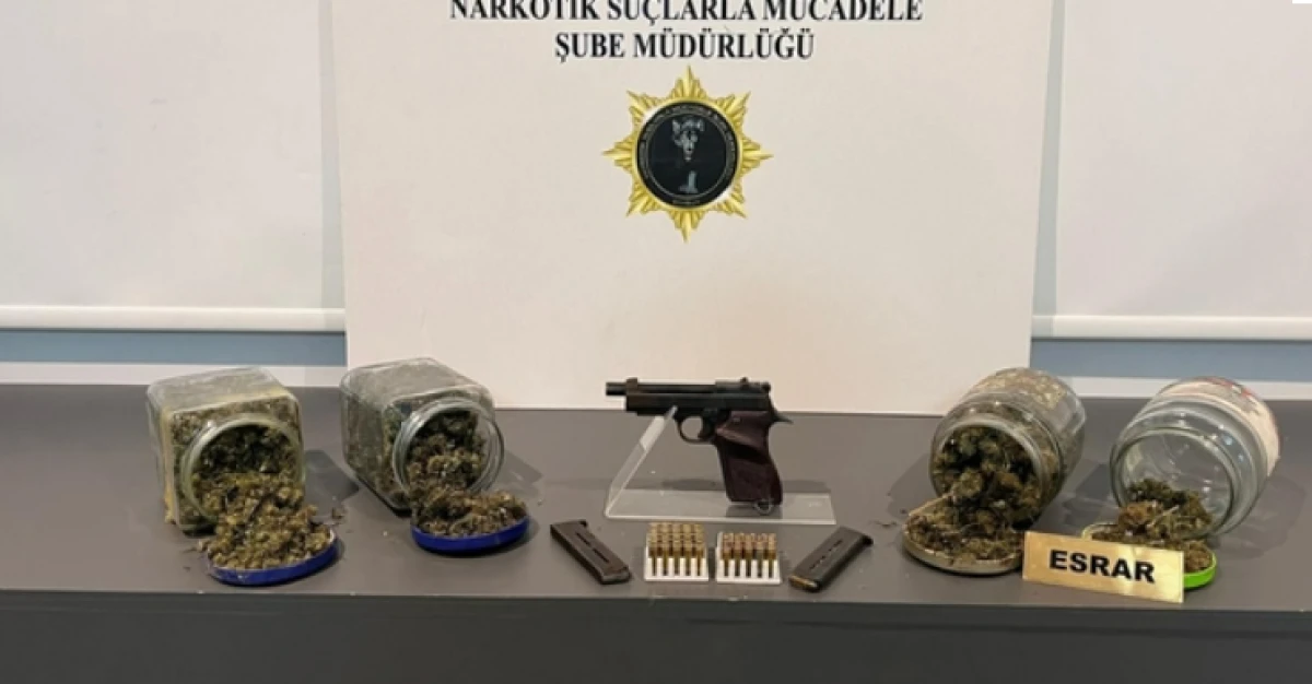 Samsun'da narkotik operasyonu: Uyuşturucu ve silah ele geçirildi!