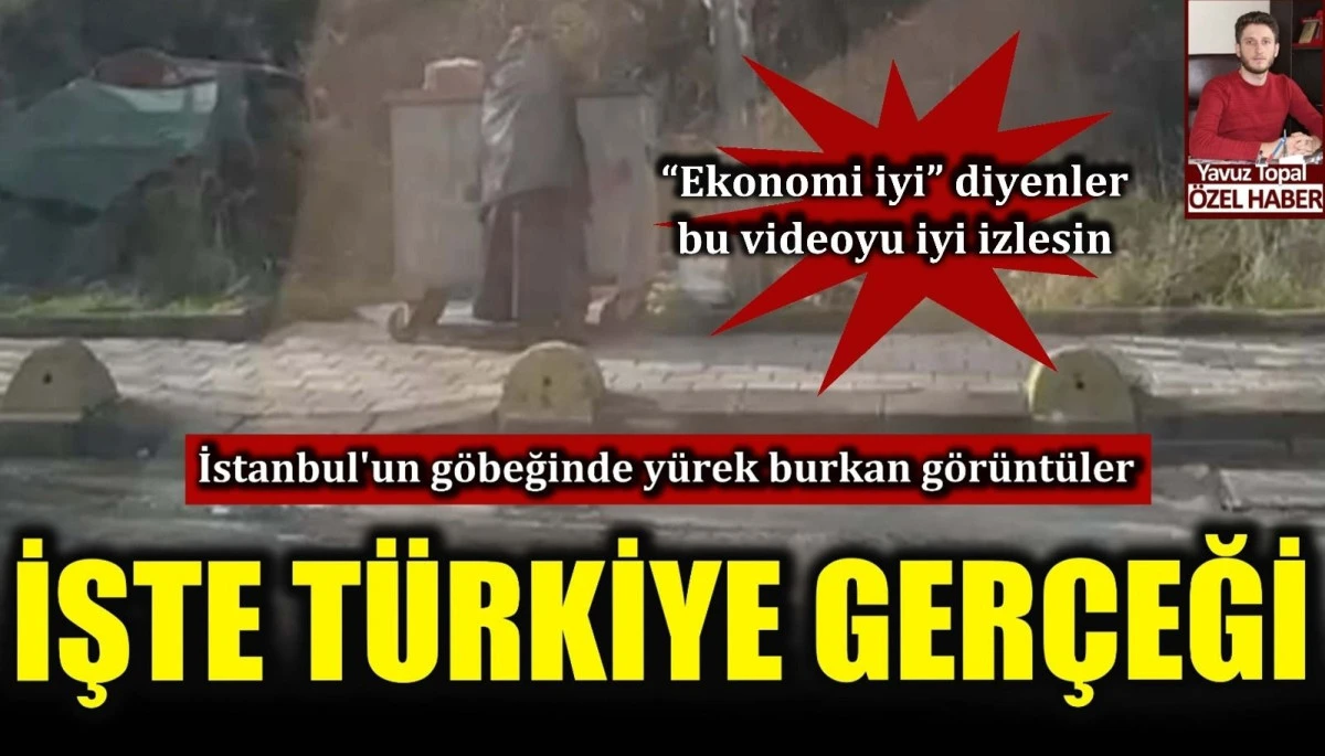 İşte Türkiye gerçeği! İstanbul'un göbeğinde yürek burkan görüntüler