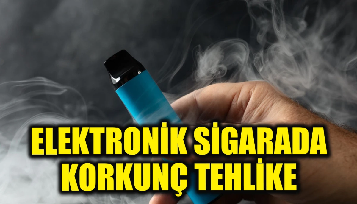 Elektrik sigarada korkunç tehlike! Uzman isim gençleri uyardı