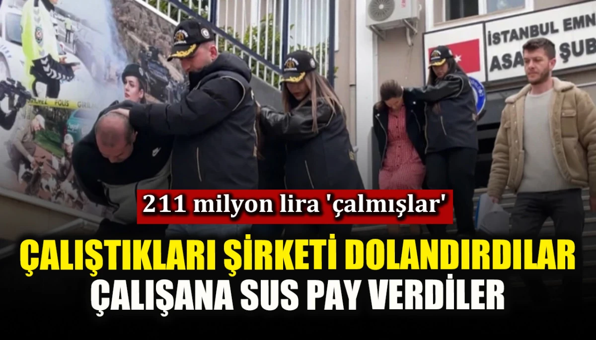 Çalıştıkları şirketi dolandırdılar, çalışana sus pay verdiler
