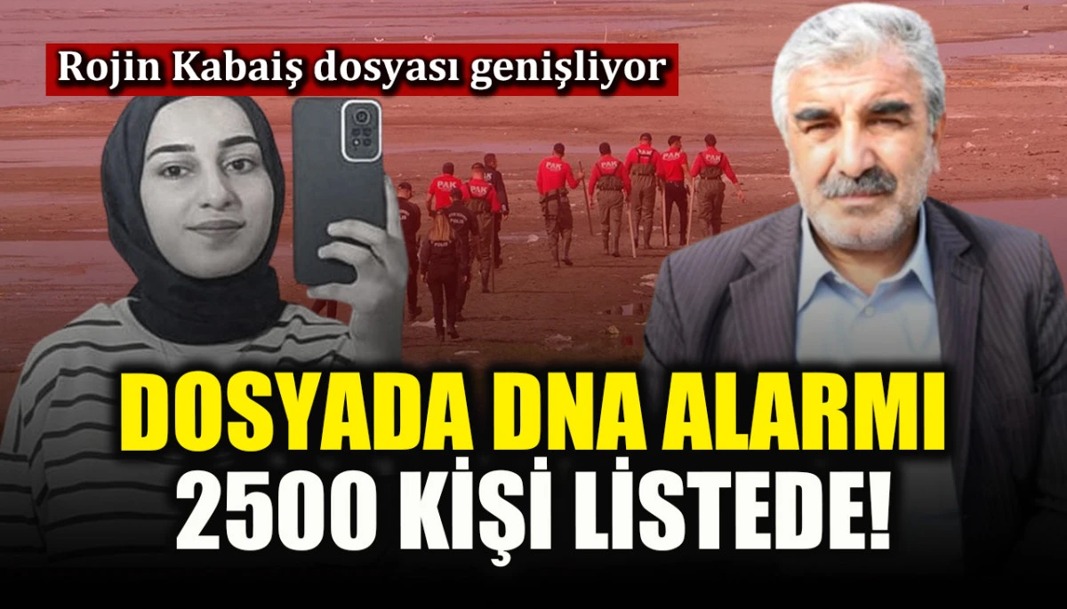 Rojin Kabaiş dosyası genişliyor: 2500 kişi listede!